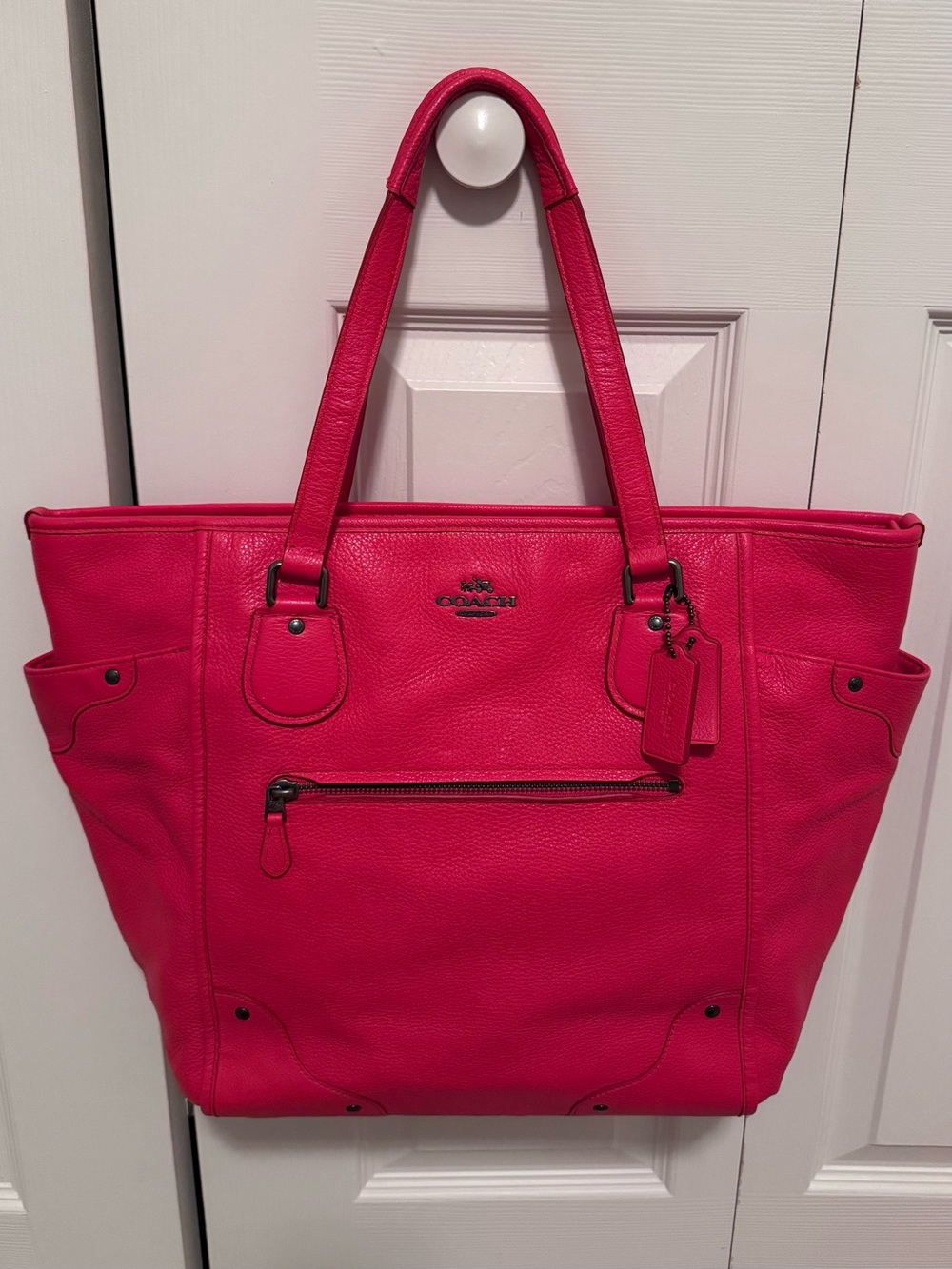 NWT Coach Pebbled Leather Tote and Matching Wallet